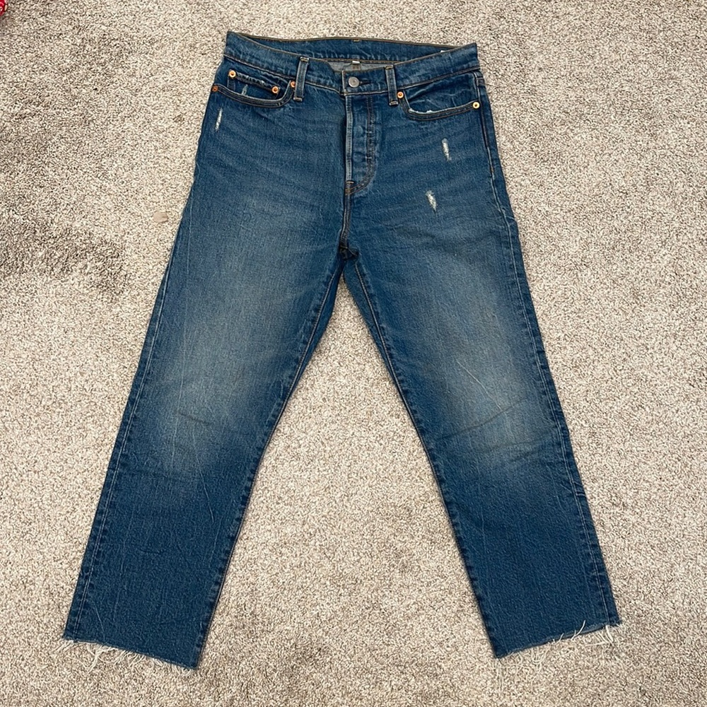 Levi’s Wedgie straight fit jeans in Lasting Impression wash